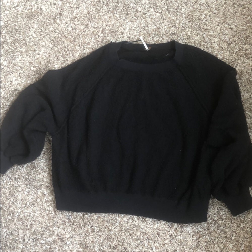 Free people found my friend sweatshirt